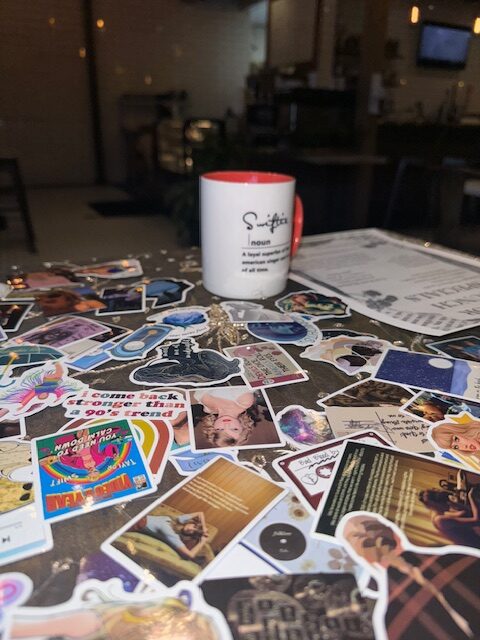 Taylor Swift Stickers and Mug