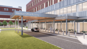 Conceptual Rendering: Medical Office Building Approach - columbia county hospital