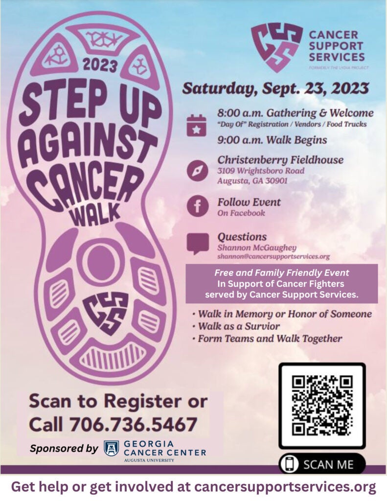 Step Up Against Cancer Flyer