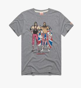 gray bret hart vs british bulldog wwe summerslam 1992 shirt